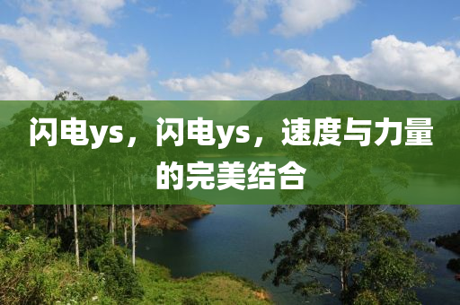 閃電ys，閃電ys，速度與力量的完美結(jié)合山東水清源環(huán)?？萍加邢薰? class=