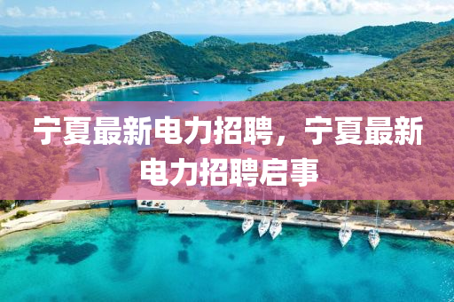 寧山東水清源環(huán)保科技有限公司夏最新電力招聘，寧夏最新電力招聘啟事
