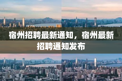 宿州招山東水清源環(huán)?？萍加邢薰酒缸钚峦ㄖ?，宿州最新招聘通知發(fā)布