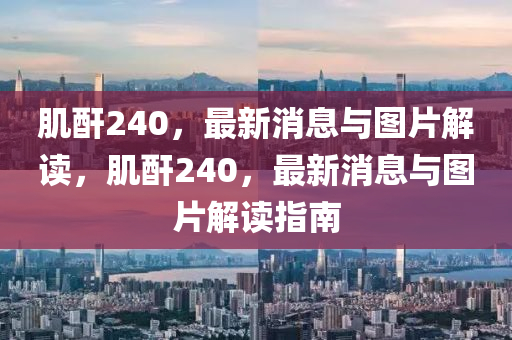 肌酐240，最新消息與圖片解讀，肌酐240，最新消息與圖片解讀指南山東水清源環(huán)?？萍加邢薰? class=