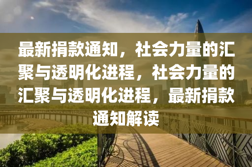 最新捐款通知，社會力量的匯聚與透明化進程，社會力量的匯聚與透明化進程，最新捐款通知解讀山東水清源環(huán)?？萍加邢薰? class=