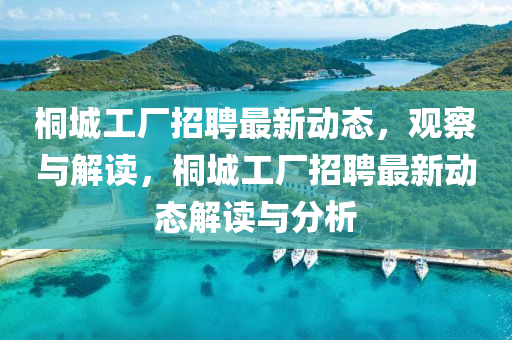桐城工廠招聘最新動(dòng)態(tài)，觀察與解讀，桐城工廠招聘最新動(dòng)態(tài)解讀與分析